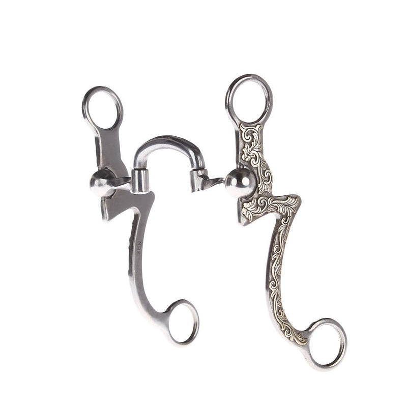 Silver Seven Slow Twist Port Man Shank Bit