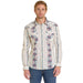 Men's Cream Snap Shirt