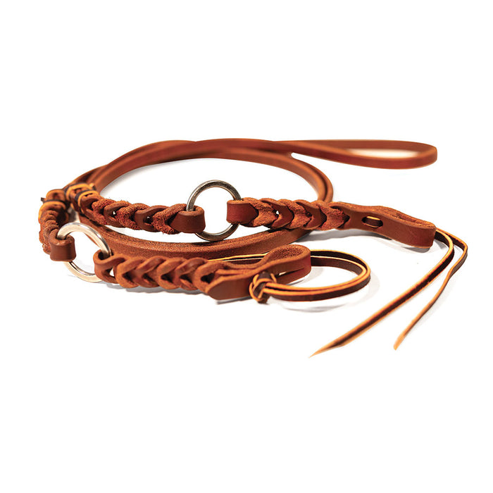 1/2in Bleeding Heart Ring 8ft Roping Rein