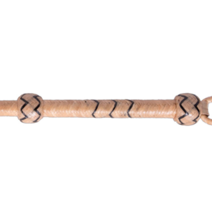 Black and Brown Rawhide Quirt
