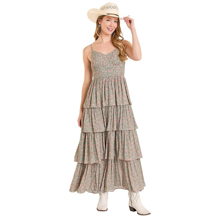 Women's Jade Crinkle Maxi Dress