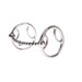 Twisted Wire Locked O Ring Snaffle Gag Bit