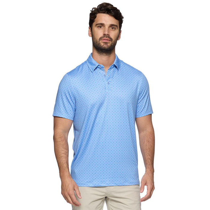 Men's Blue Montrose Star & Dot Polo