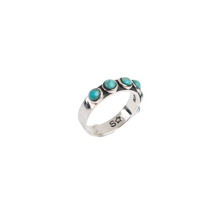 Turquoise Dot Ring