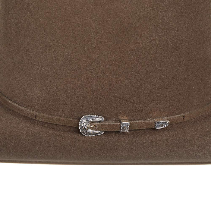 American Hats Co 200x Pecan 4 /4in. Brim Felt Open Crown Cowboy Hat