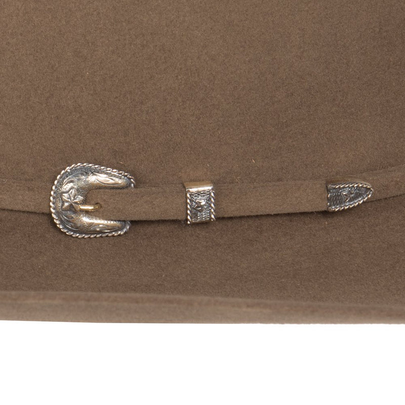 American Hats Co 200x Pecan 4 /4in. Brim Felt Open Crown Cowboy Hat