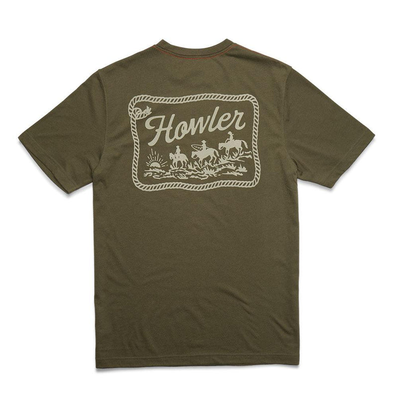 Men's Posse Dark Olive Tee Shirt
