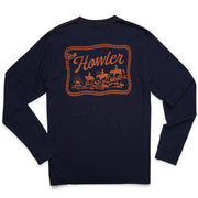 Men's Posse Navy Long Sleeve Tee Shirt