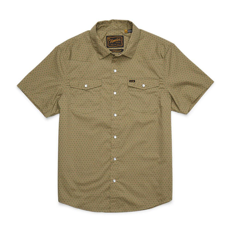 Men's Olive Lockhart Floral H Bar Shirt