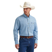 Men's George Strait Blue Western Print Shirt