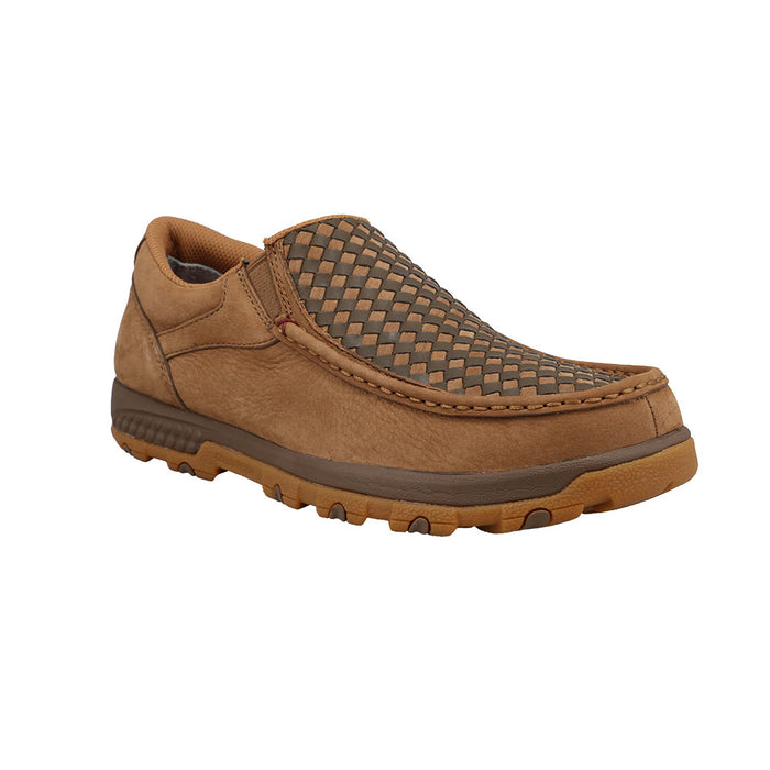 Men's Slip On Driving Moc Camel and Desert Palm