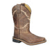 Kid's Distressed Brown Logan Boots