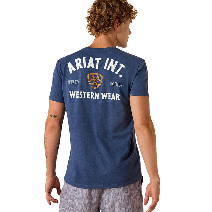 Men's Outline Shop Navy Tee Shirt