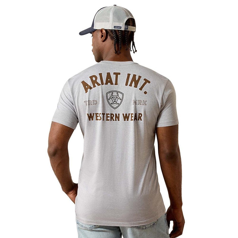 Men's Outline Shop Pewter Tee Shirt