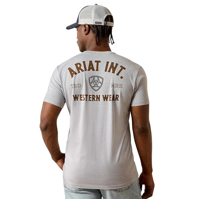 Men's Outline Shop Pewter Tee Shirt