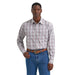 Men's Wrinkle Resist Grey Plaid Shirt