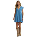 Women's America Denim Swing Dress