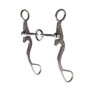Silver Floral Smooth Lifesaver Shank Bit