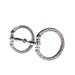 Silver Floral Smooth Snaffle Bit