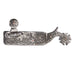 Men's Silver Floral 1 1/4in Band Spurs