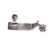 Youth Silver Floral 1in Band Spurs
