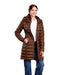 Women's Brown Long Crushable Jacket