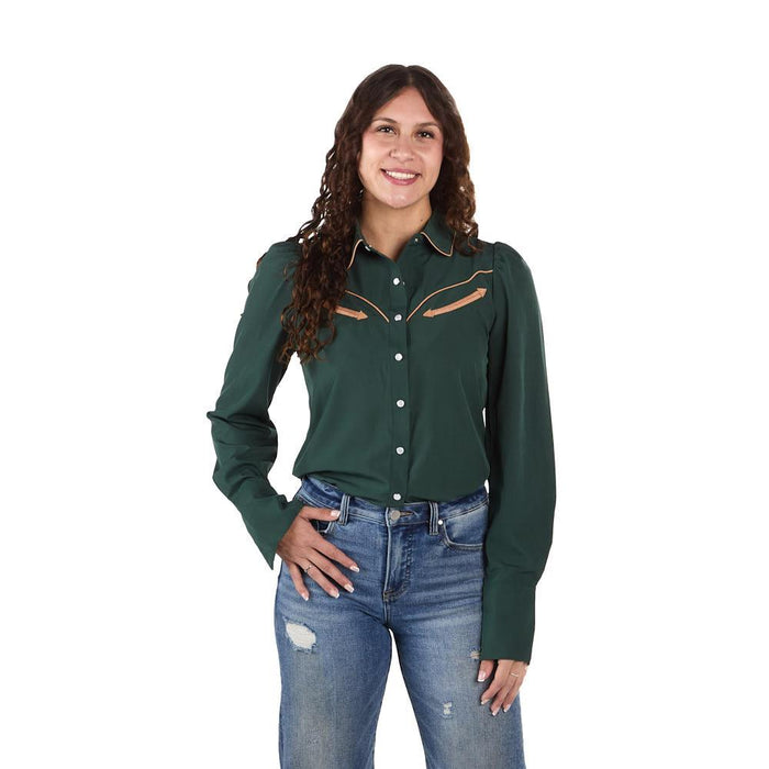 Women's Cowboy Stamp Pearl Snap Shirt