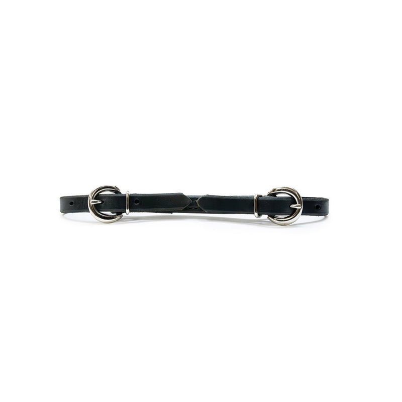 1/2in Black Leather Crub Strap