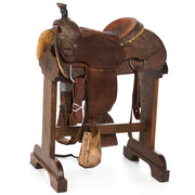 Used 14.5in Spider Stamp with Oak/Acorn Border Team Roper