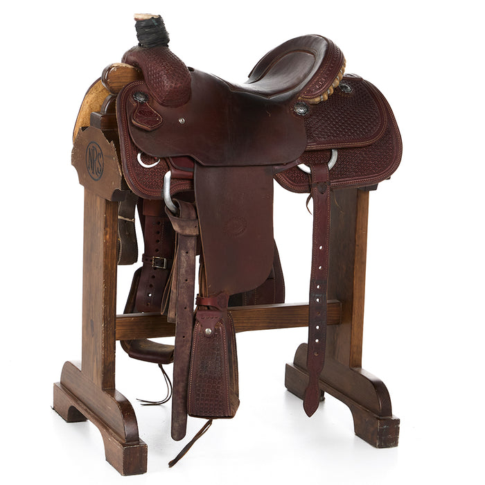 Used 15in Waffle Stamp Team Roper