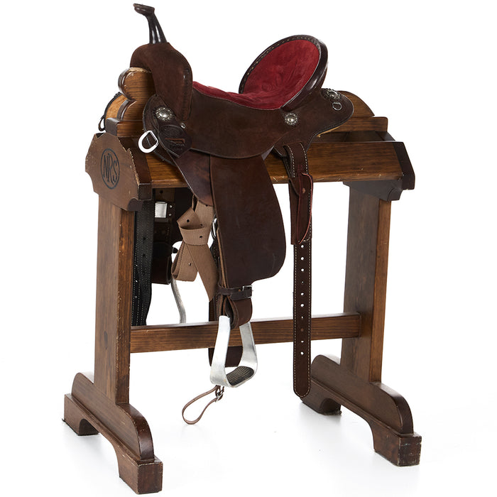 Used 13in Roughout Small Skirt Barrel Saddle