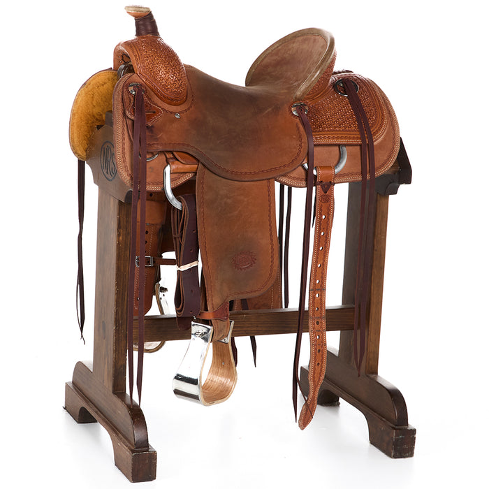 Used 16in 1/4 Breed Windmill Stamp Ranch Roper