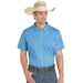 Men's Sky Blue Aztec Tek Western Shirt