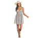 Women's Sky Blue Floral Dress