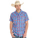 Men's Sapphire Aztec Western Shirt