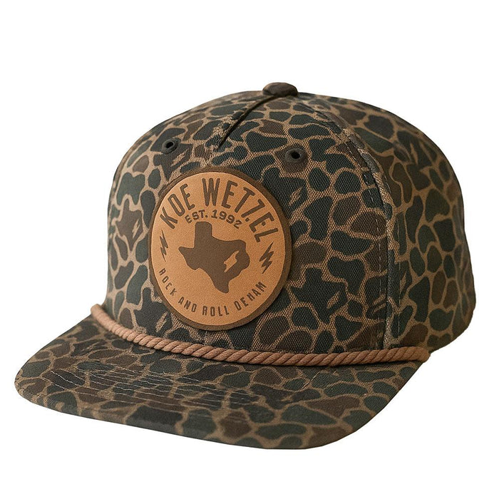 Koe Wetzel Rope Snapback Camo Cap