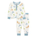 Boy's Blue Western Print PJ Set