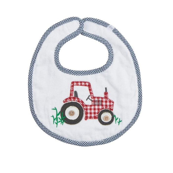 Boy's Red Truck Bib