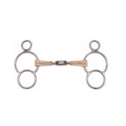 Double Jointed Leather Covered 2 Ring 5.25in