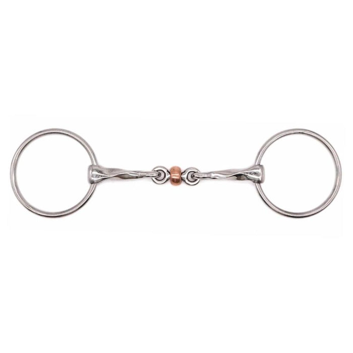 Twisted Copper Roller Loose Ring 5in