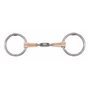 Double Jointed Leather Covered Loose Ring Gag 5in