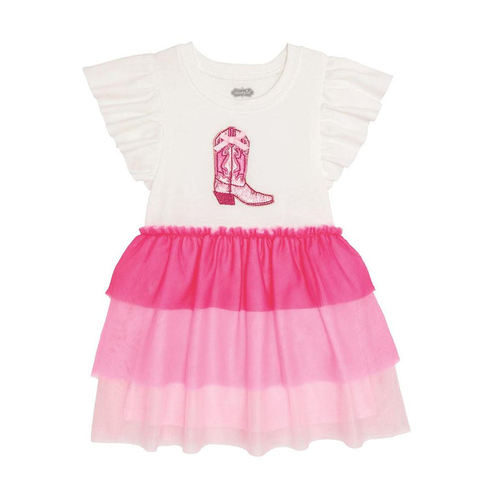 Girl's Sparkle Boot Tutu Dress