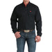 Men's Solid Black Shirt