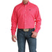 Men's Pink with Dot Print Shirt