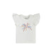 Girl's White Firework Tinsel Shirt