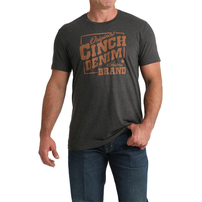 Men's Original Logo Charcoal Tee Shirt