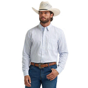 Men's Cody Johnson Blue Striped Shirt