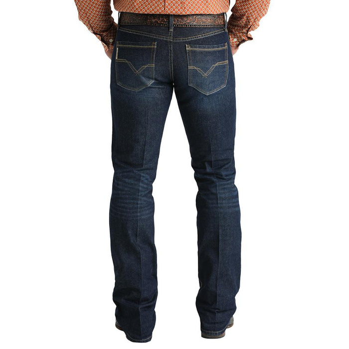 Men's Ian Rinse Mid Rise Slim Jeans