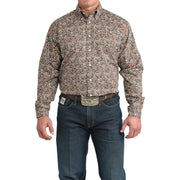 Men's Charcoal Paisley Shirt