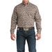 Men's Charcoal Paisley Shirt